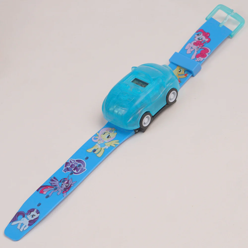 Kids Digital watch Cyan Car