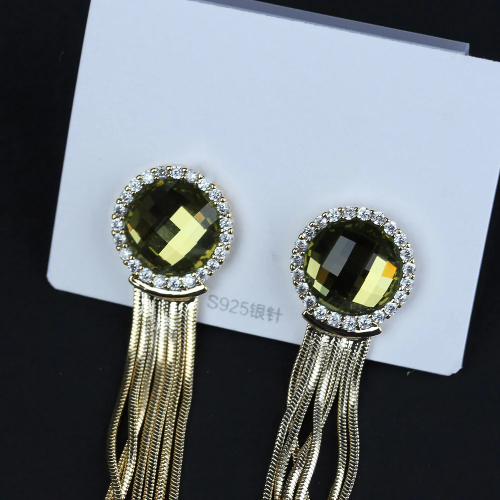 Womens Earring Light Green