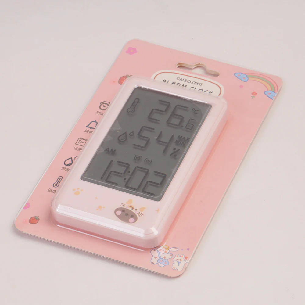 KIDS Table Clock Pink