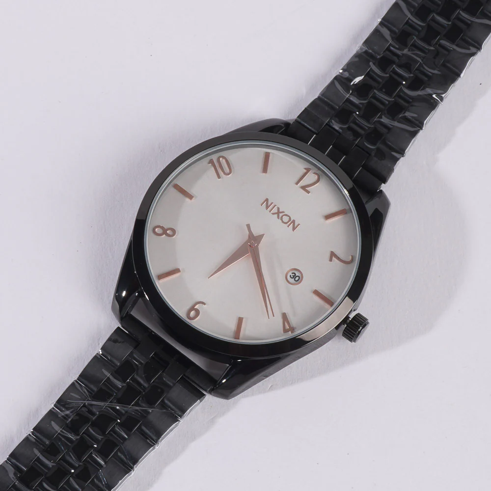 Black Chain Wrist Watch For Men & Women Watch