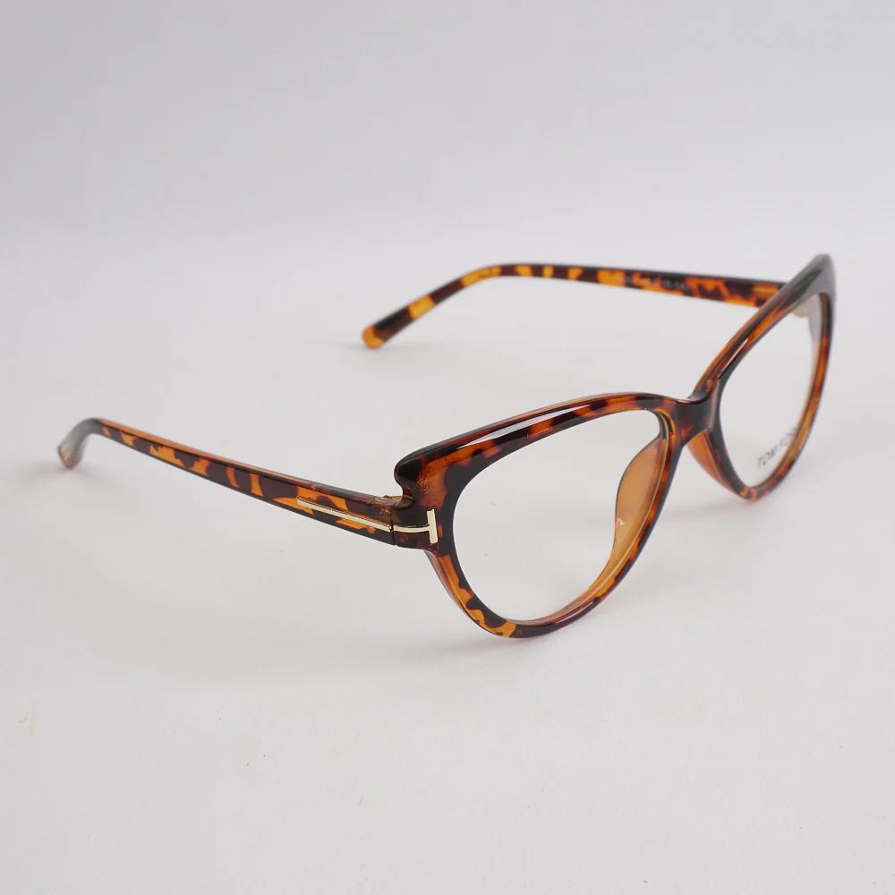 Black Orange Optical Frame For Men & Women