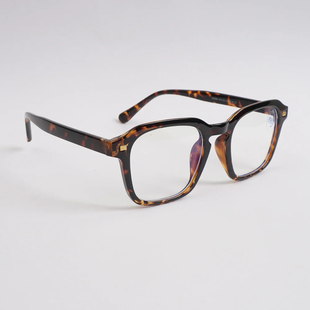 Black Orange Shade Optical Frame For Men & Women