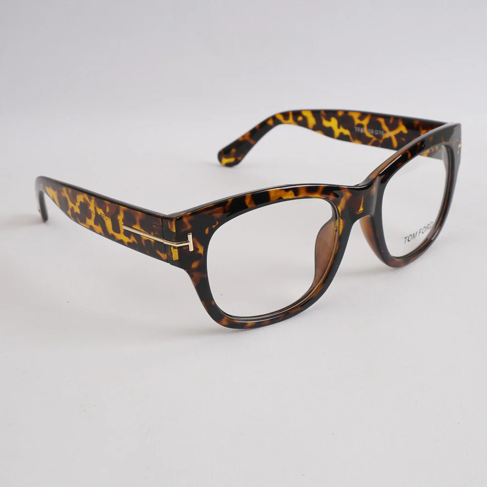 Black Orange Optical Frame For Men & Women
