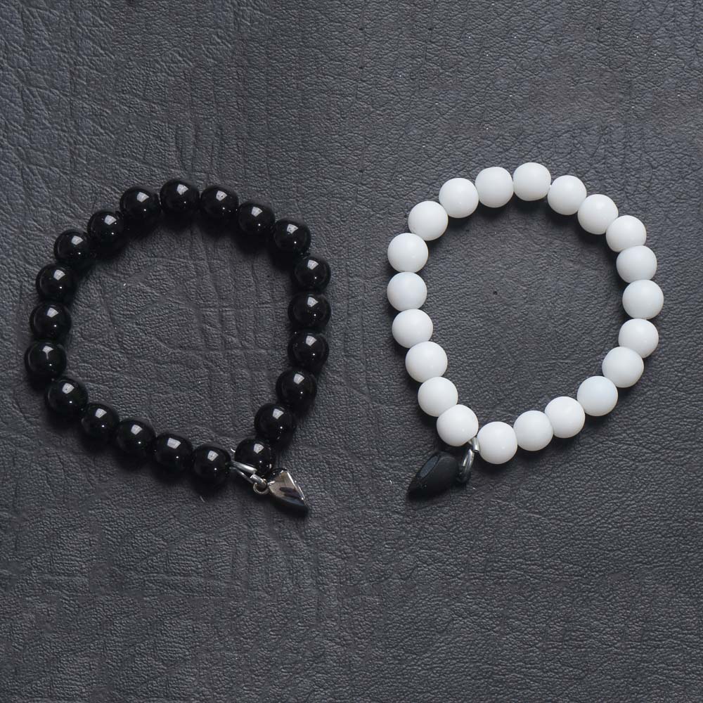 Beads Unisex Couple heart shape Fashion Bracelet