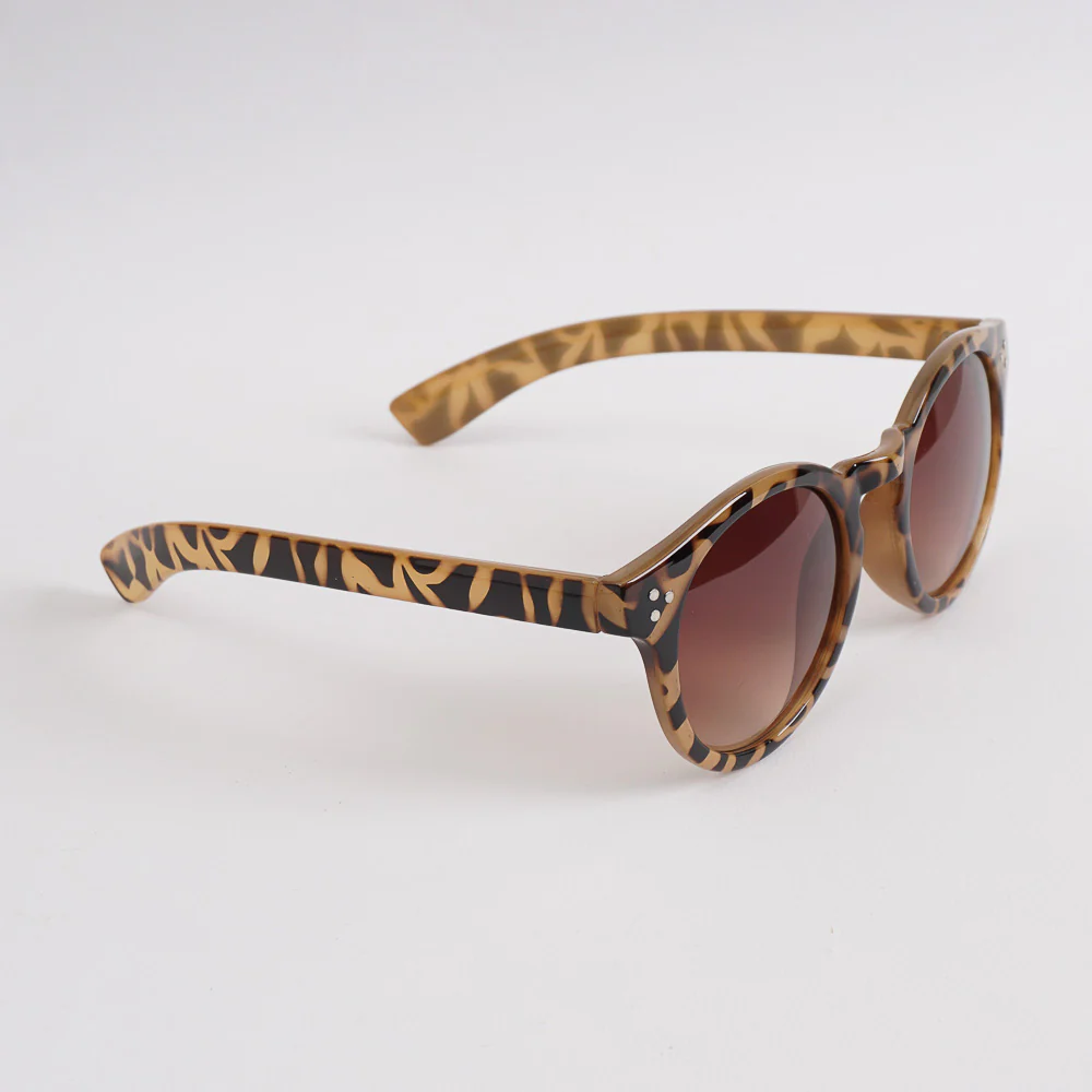 Black Beige Shade Fancy Sunglasses For Women