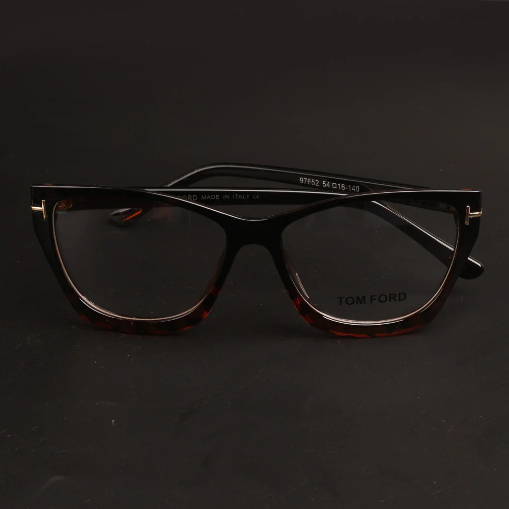 Black Orange Optical Frame TF