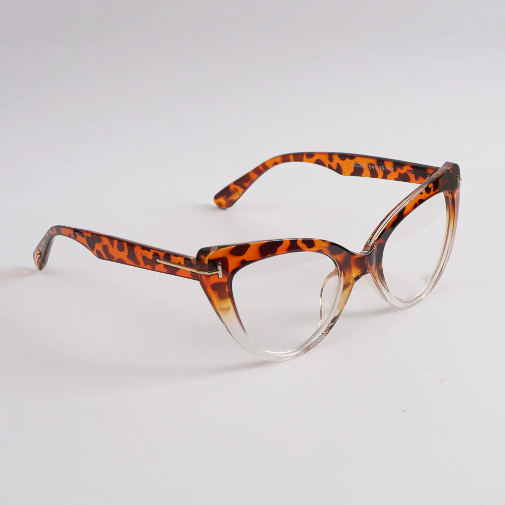 Black Orange Shade Optical Frame TF