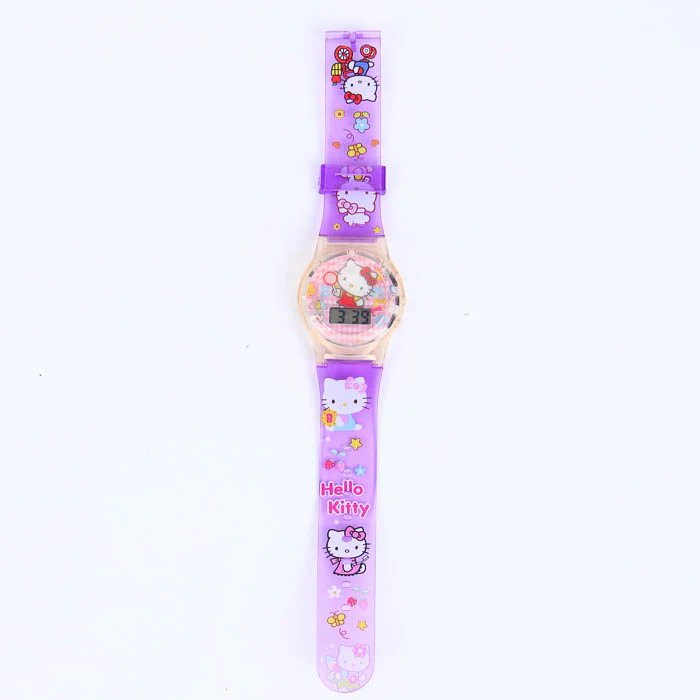 2D HELLO KITTY CARTOON WATCH C1032 FOR KIDS