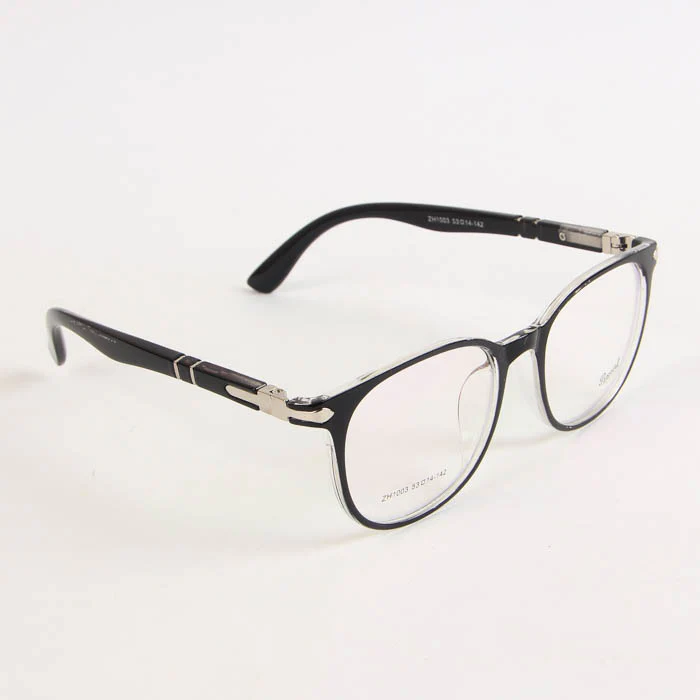 Black Oval Shape Eyeglasses