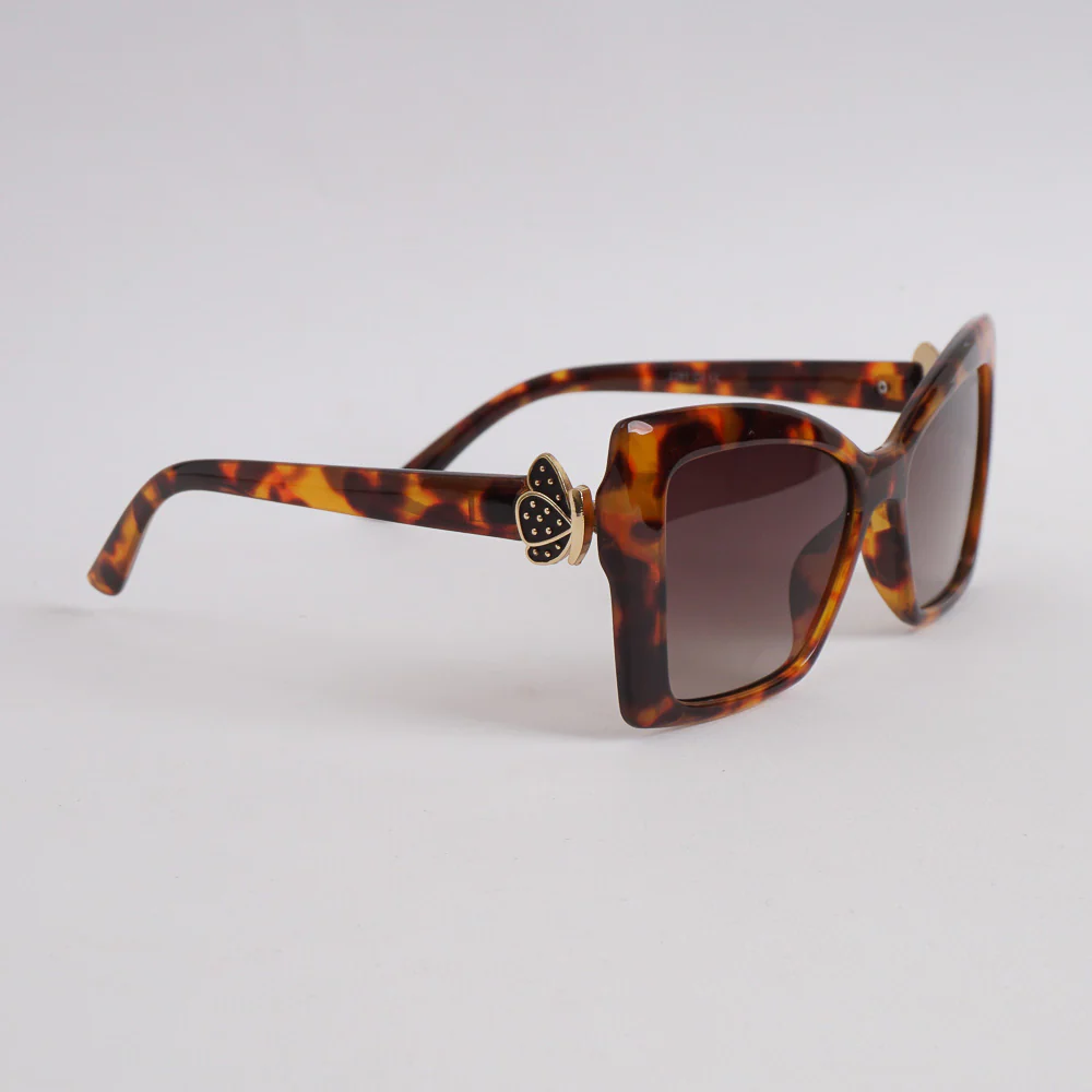 Black Orange Sunglasses with Black Shade