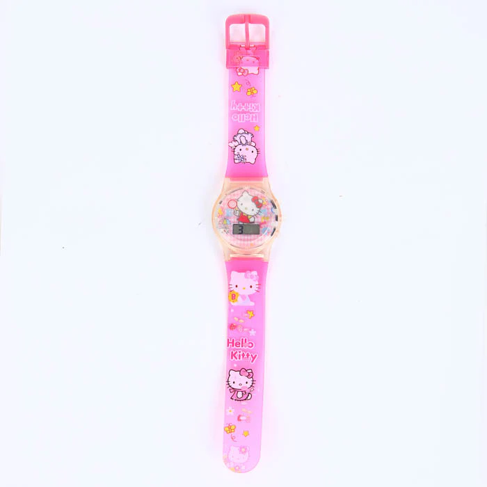 2D HELLO KITTY CARTOON WATCH C1034 FOR KIDS