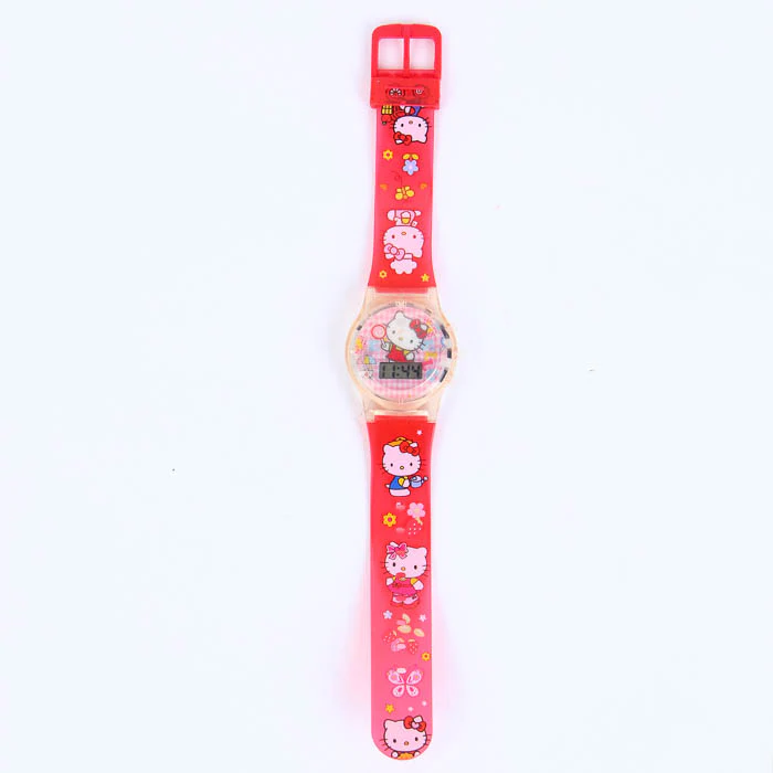 2D HELLO KITTY CARTOON WATCH C1026 FOR KIDS