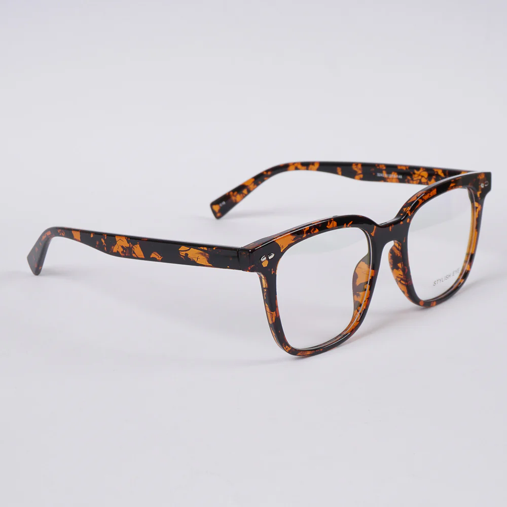 Black Orange Shade Optical Frame
