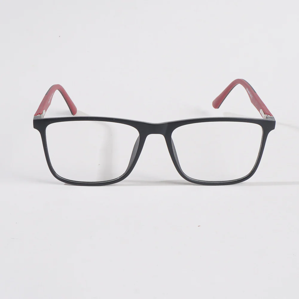 Black & Red Optical Frame For Men & Women