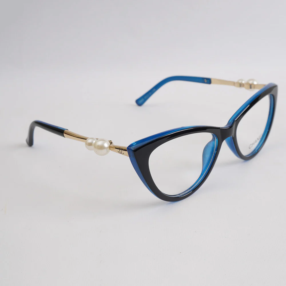 Black Blue Optical Frame For Men & Women