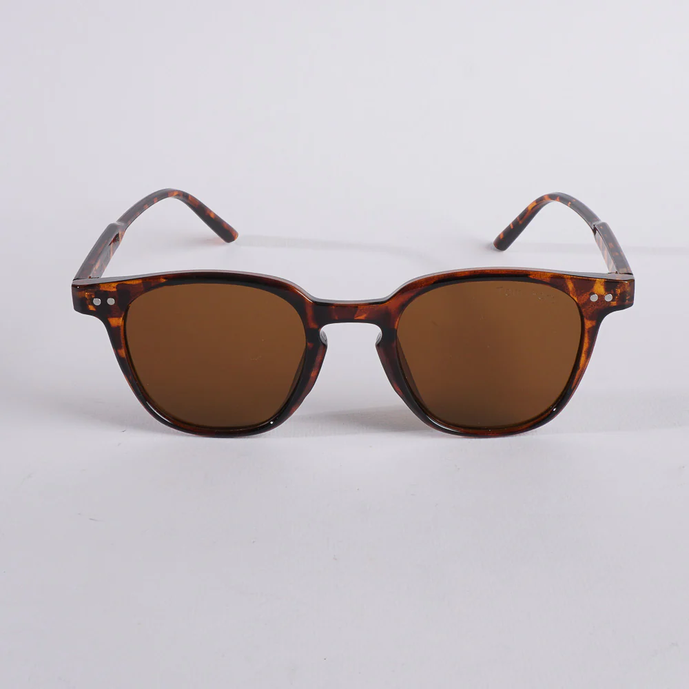 Black Orange Frame Sunglasses for Men & Women TF
