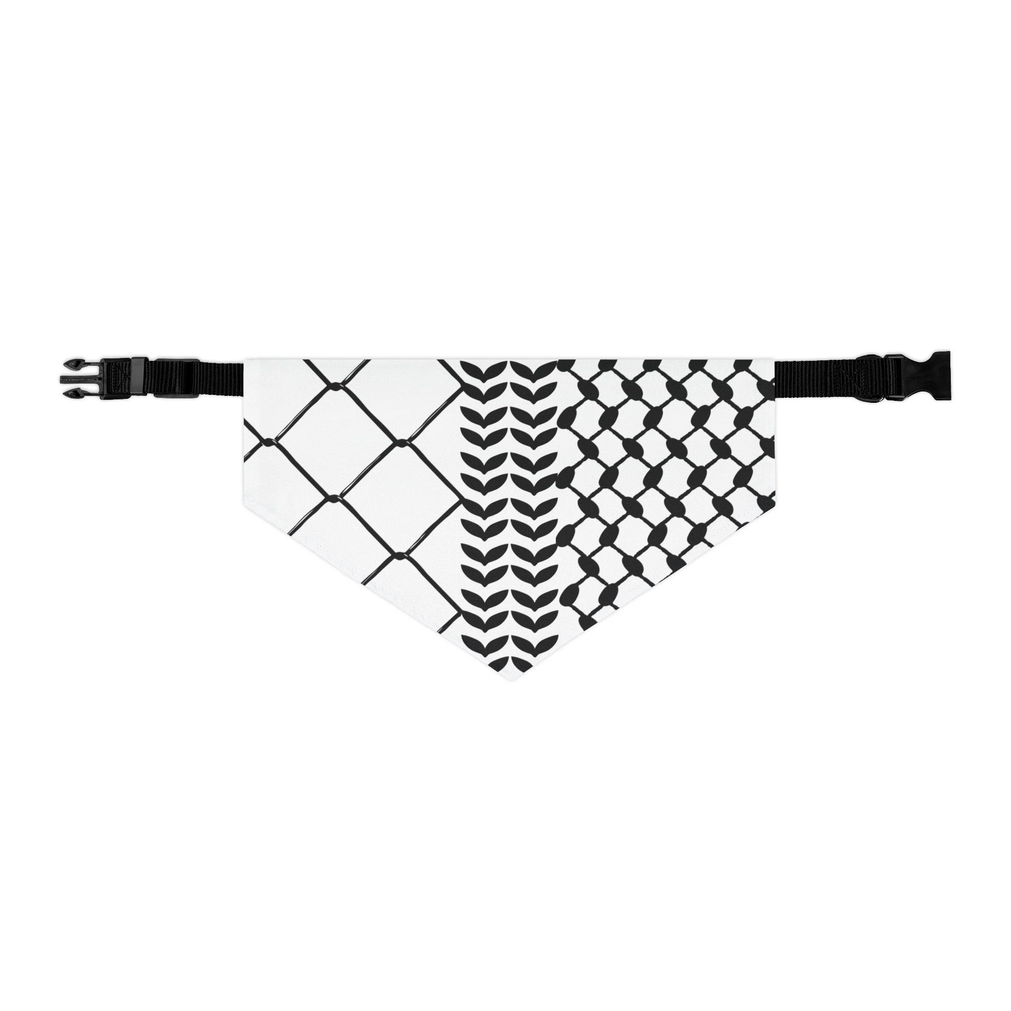 Show Your Solidarity with Our Palestinian Keffiyeh Pet Bandana Collar