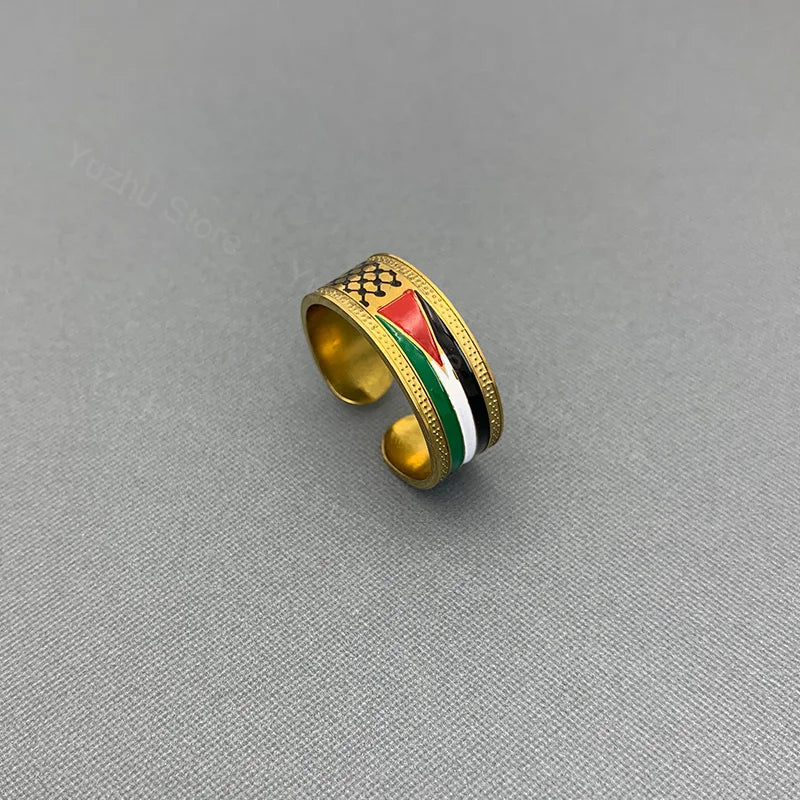 The Palestinian Kufiya Ring