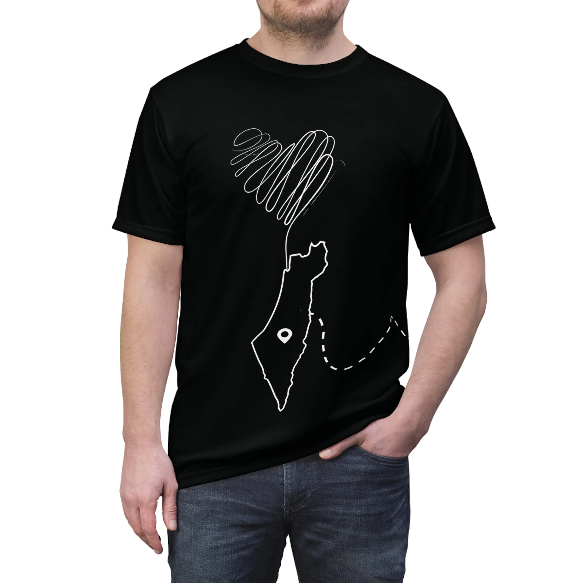 Palestine in the Heart and Mind Unisex t-shirt