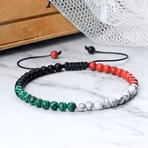 Palestinian Flag Beaded Bracelet �C Handmade Symbol of Heritage & Solidarity