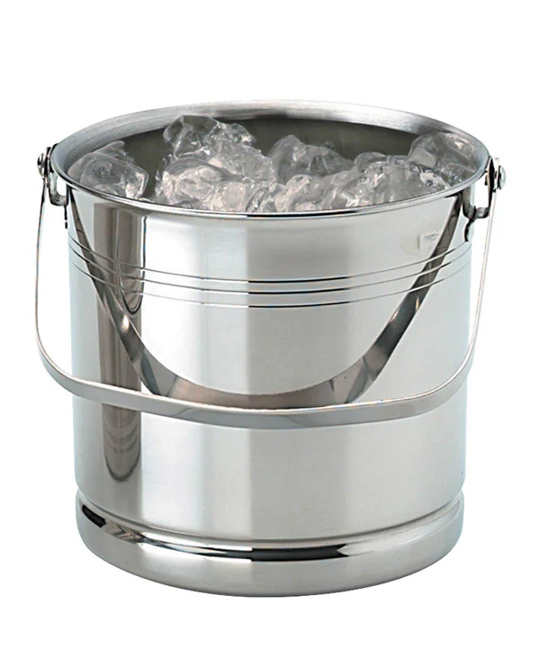 Ice Bucket Stainless Steel H5.25inX D5.25in