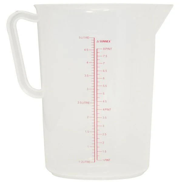 Polypropylene Measuring Jug 5 Litre