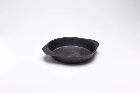Cast Iron Round Dish Black 14cm