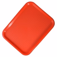 Fast Food Red Tray 31cm X 41cm