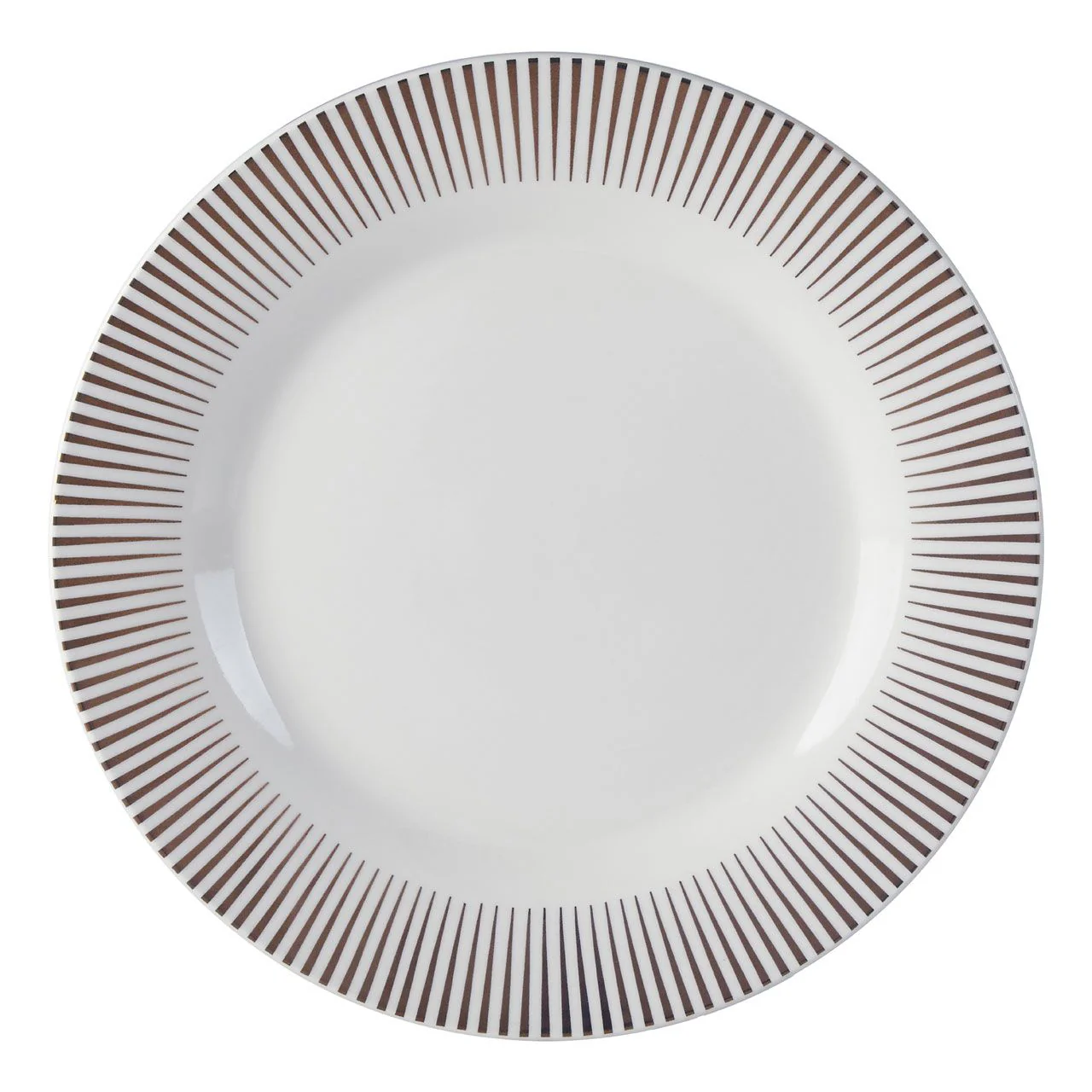 Avie 12 Piece Spoke Porcelain Dinner Set