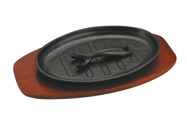 Sizzle Platter 9.5in X 5.5in OVAL With Lifter