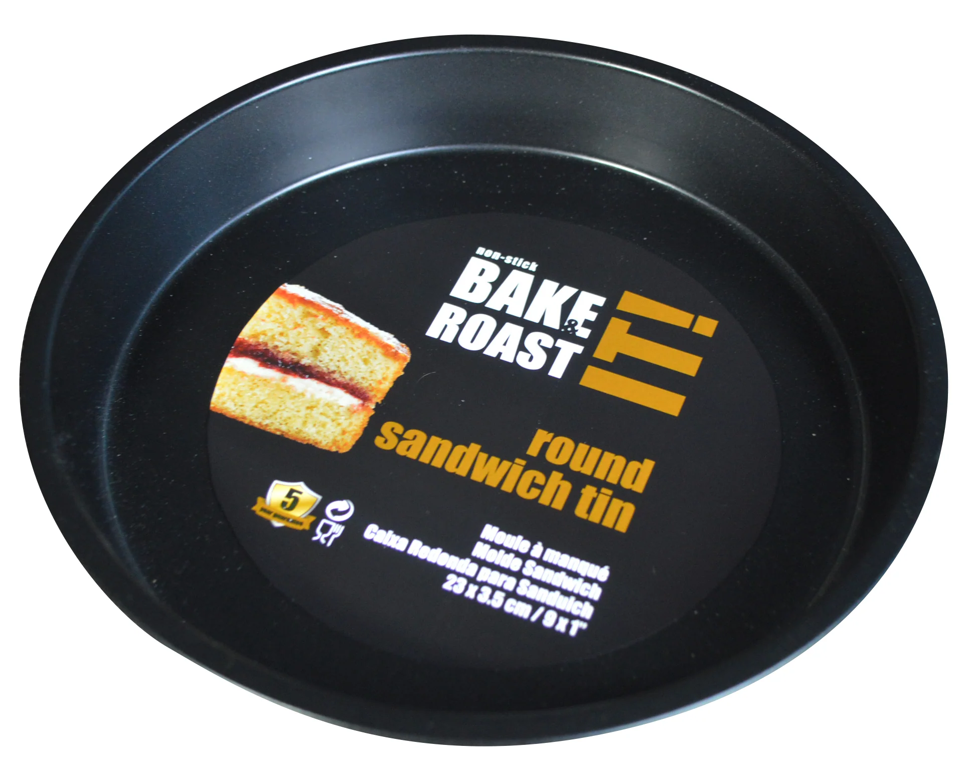 Non Stick Round Sandwich Tin 23.5cm